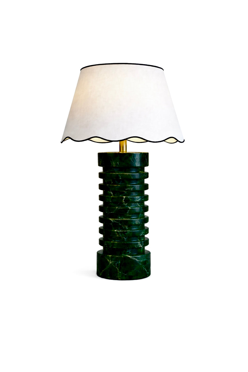 The Ribbed Marble - Table Lamp
