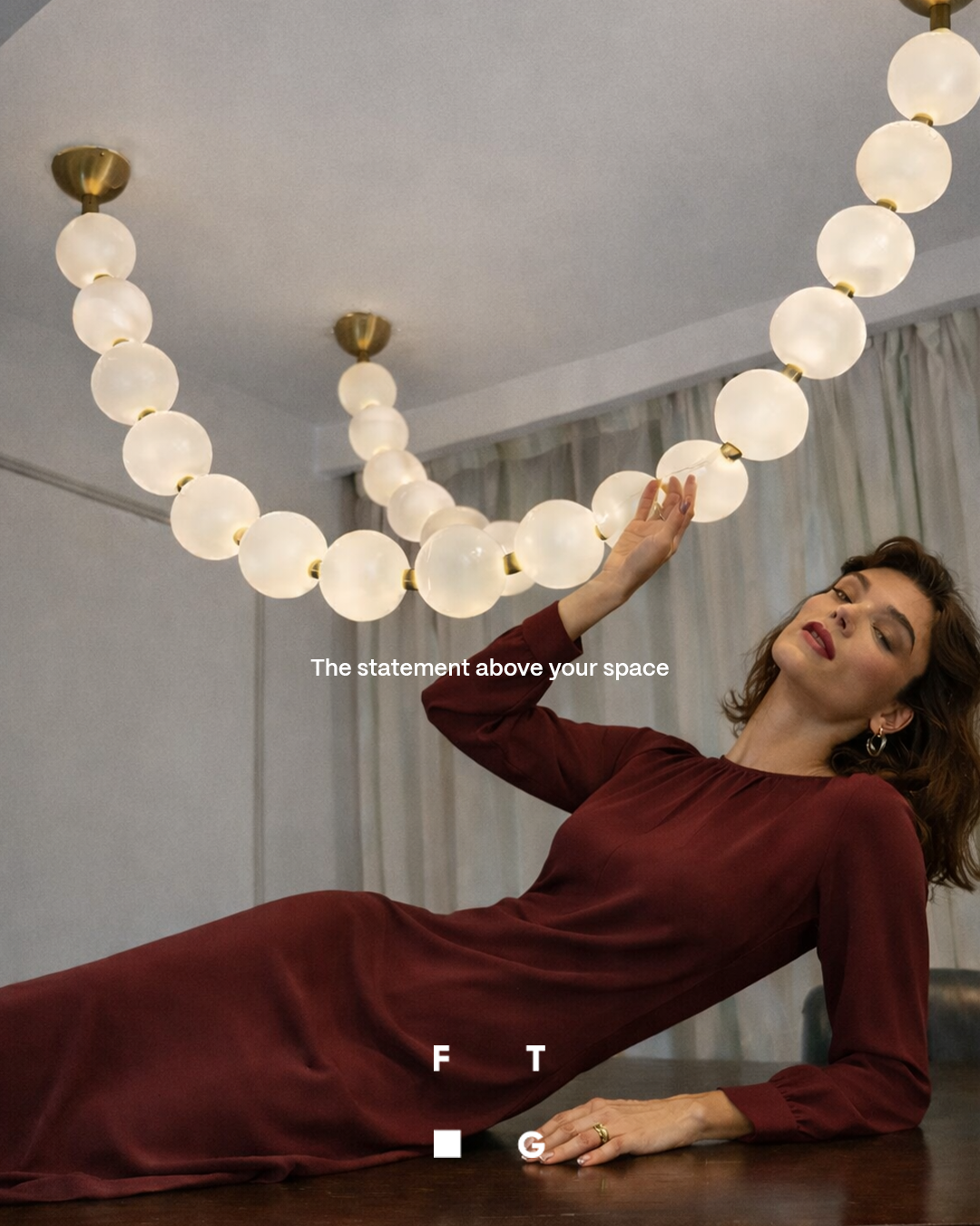 The Pearl Drape Chandelier