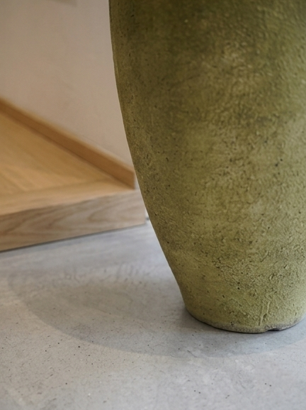The Green Urn - floor vase