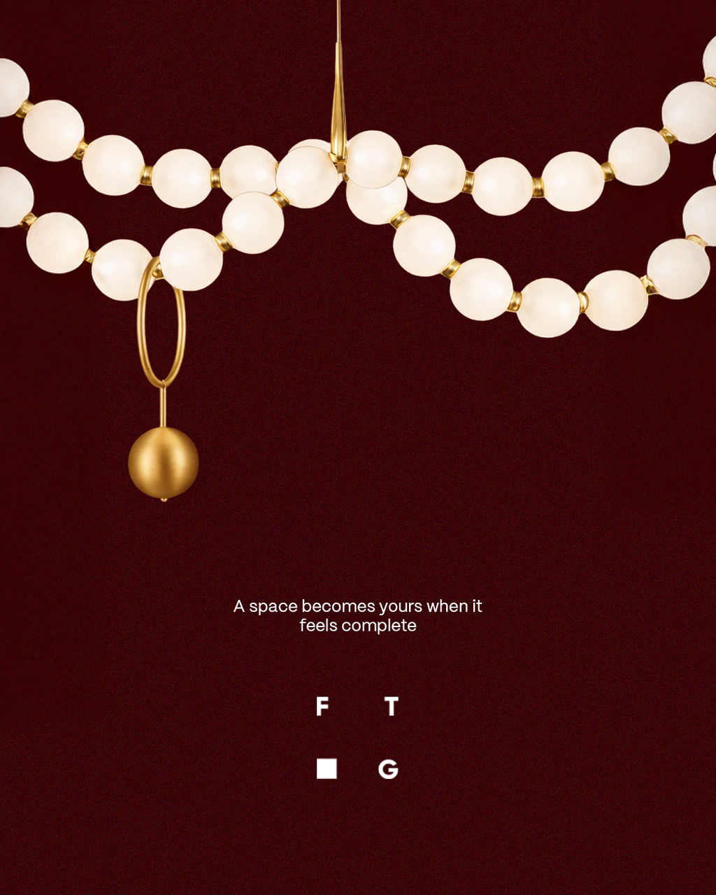 The Pearl Drape Chandelier