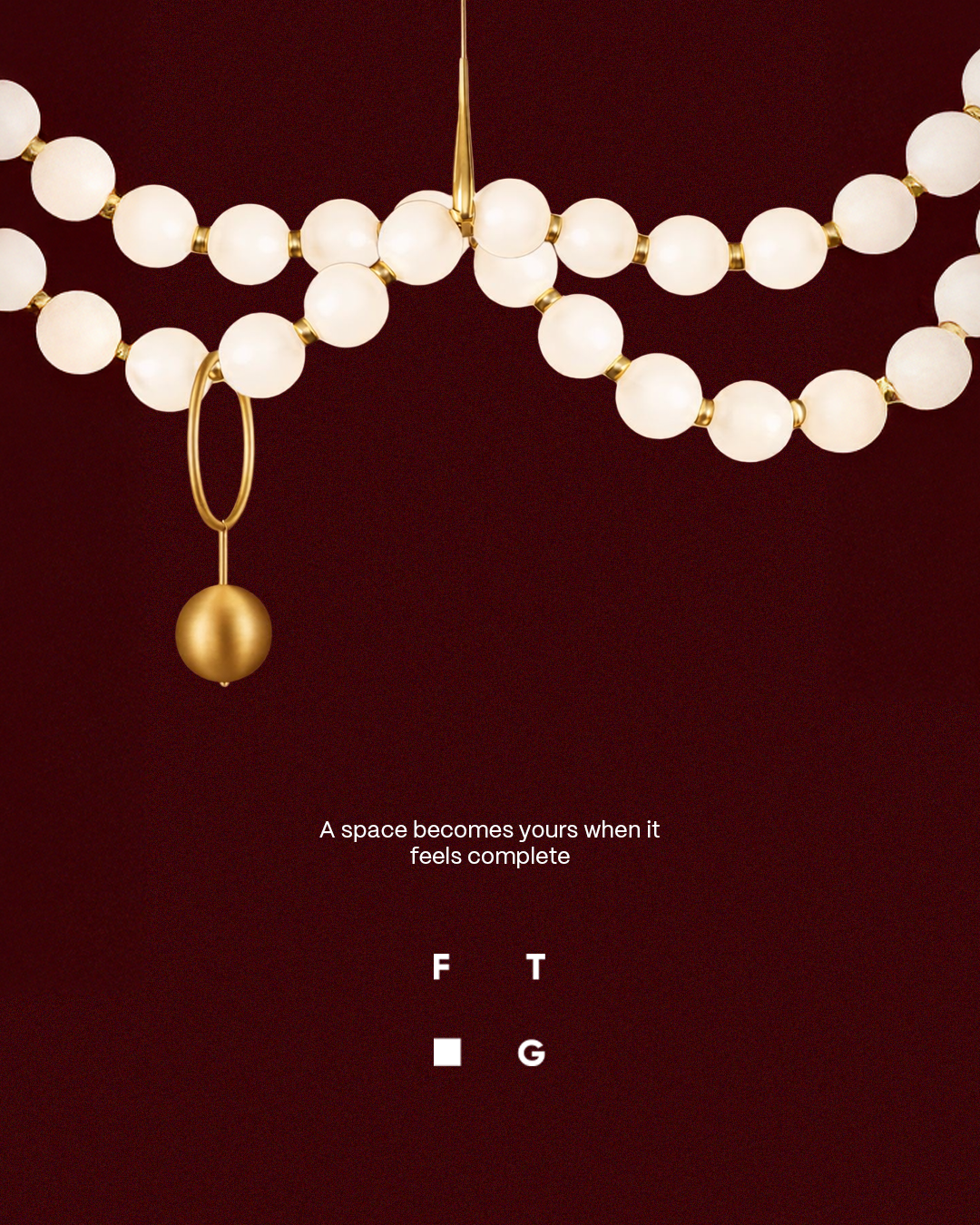 The Pearl Drape Chandelier